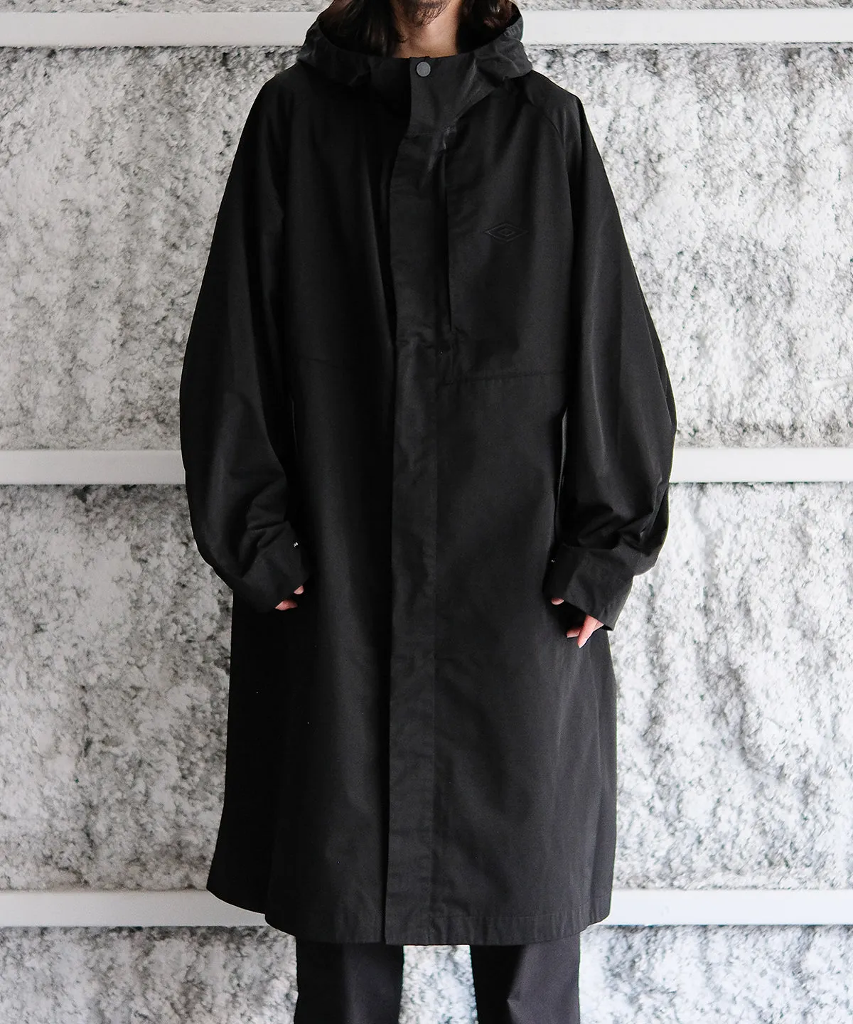 WM×UMBRO HOODED COAT - BLK White Mountaineering®︎