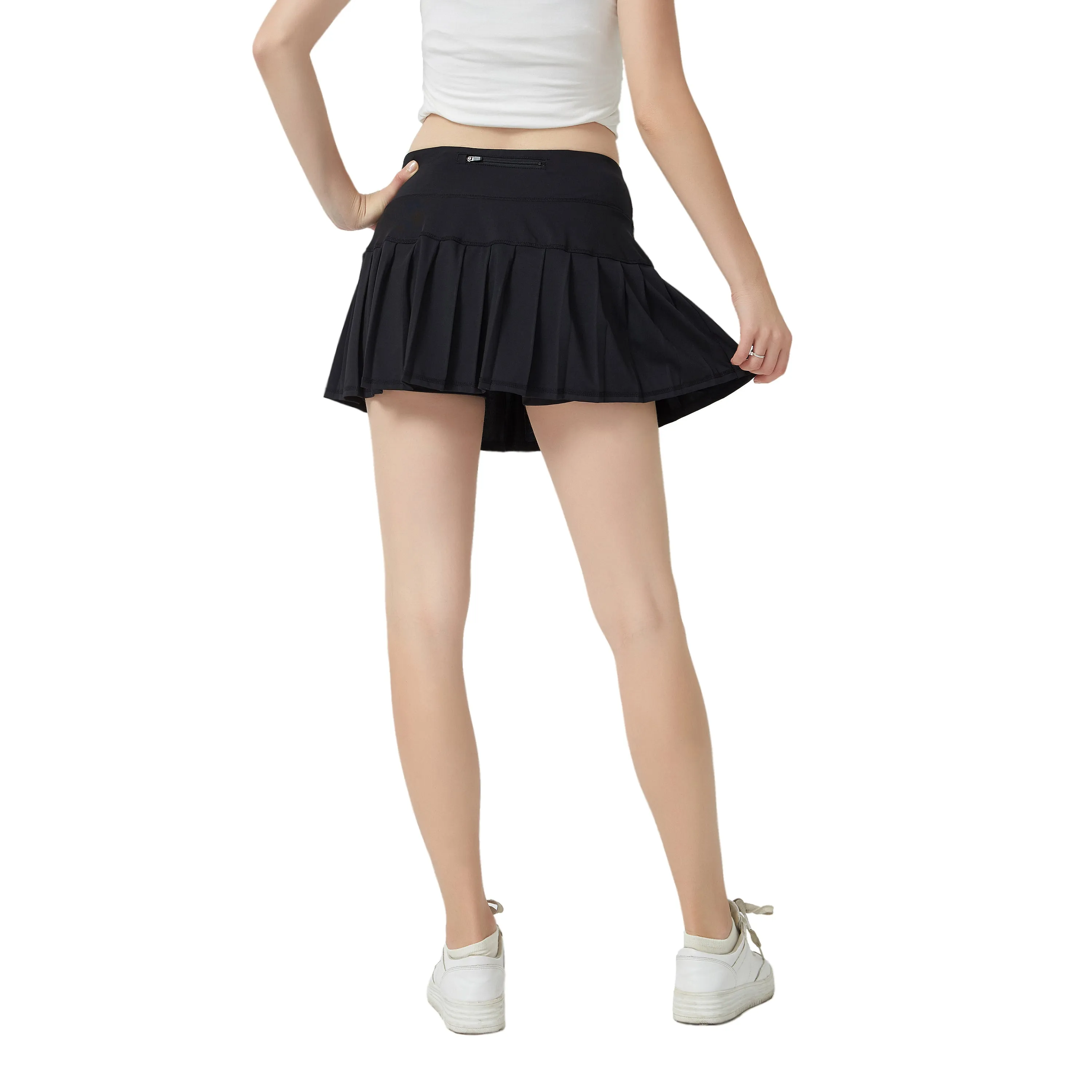 Womens High Waist Pleated Skirts - Pleated Tennis Short Skirt