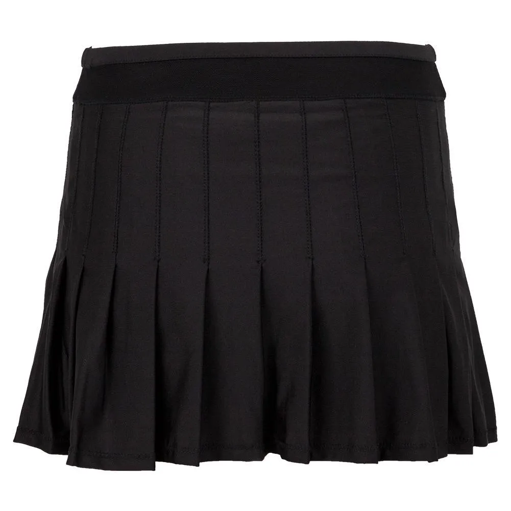 Women`s Long Retro Pleated Tennis Skort