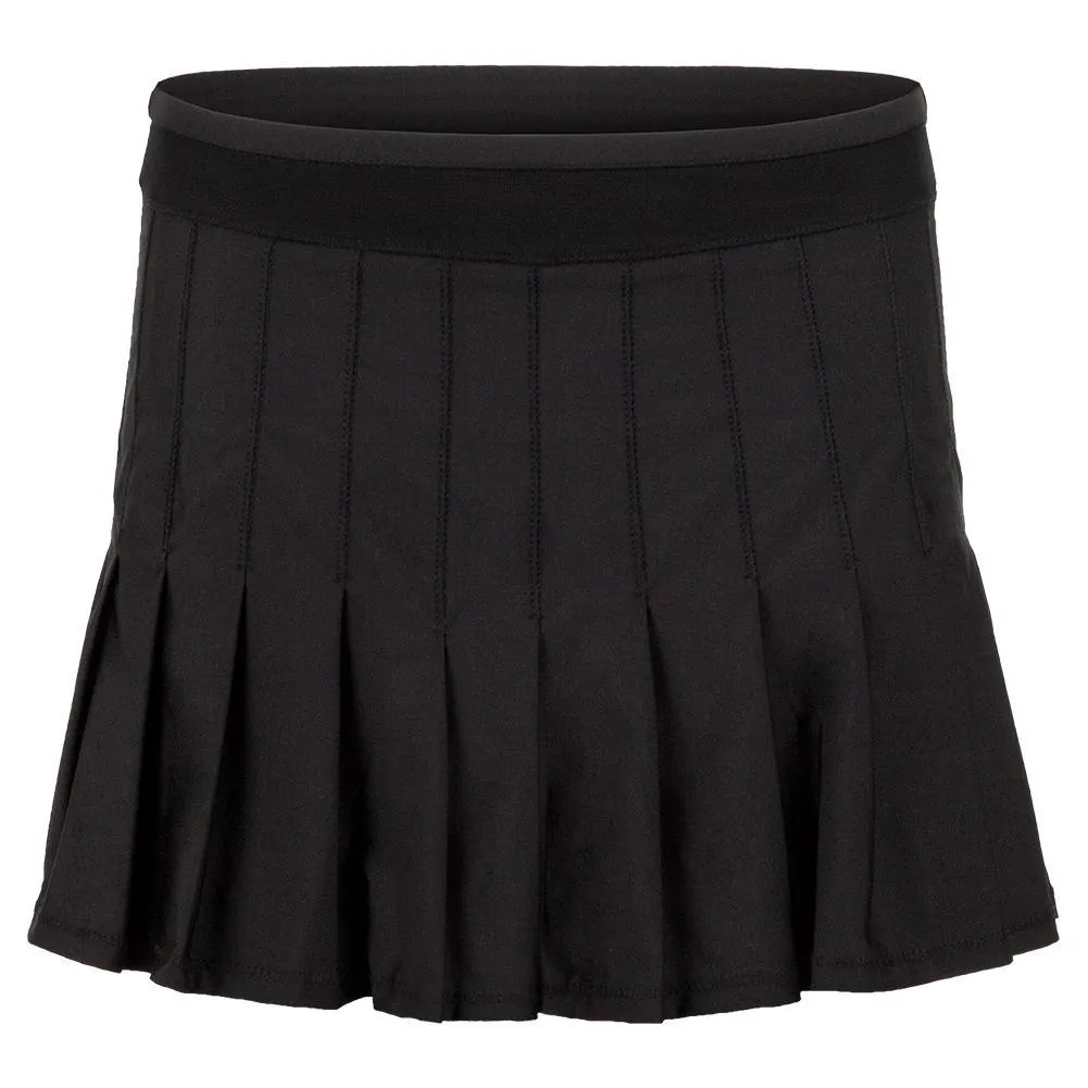 Women`s Long Retro Pleated Tennis Skort