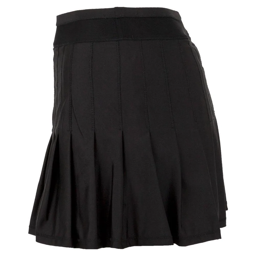 Women`s Long Retro Pleated Tennis Skort