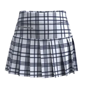 Zippy Skort 13 inch - NAVY GG PLAID (SMALL)